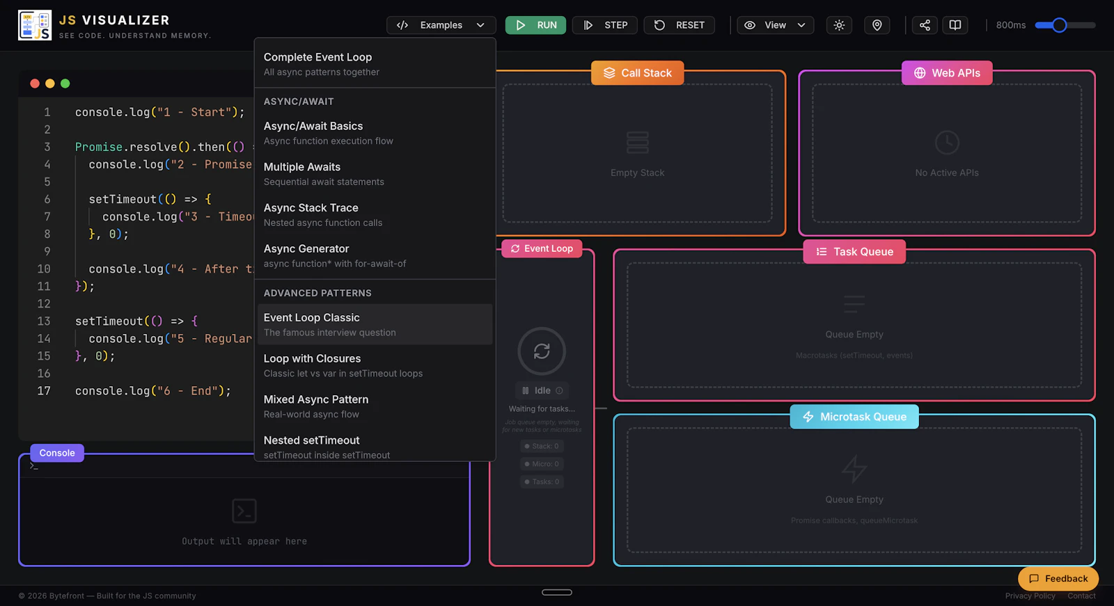 JS Visualizer screenshot 4