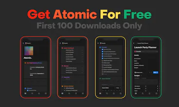 ATOMIC Notion Business Planner gallery image