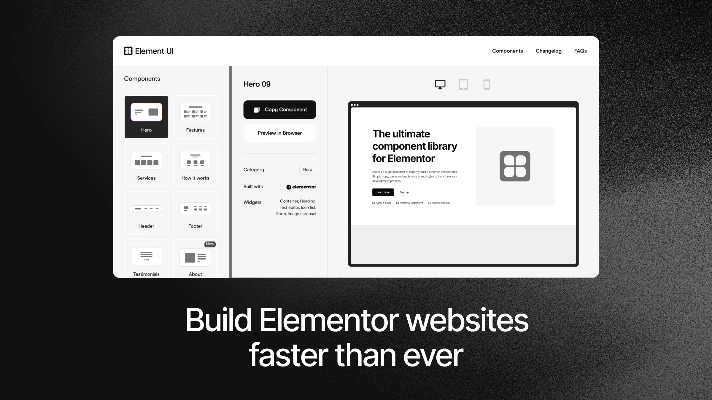 Element UI gallery image