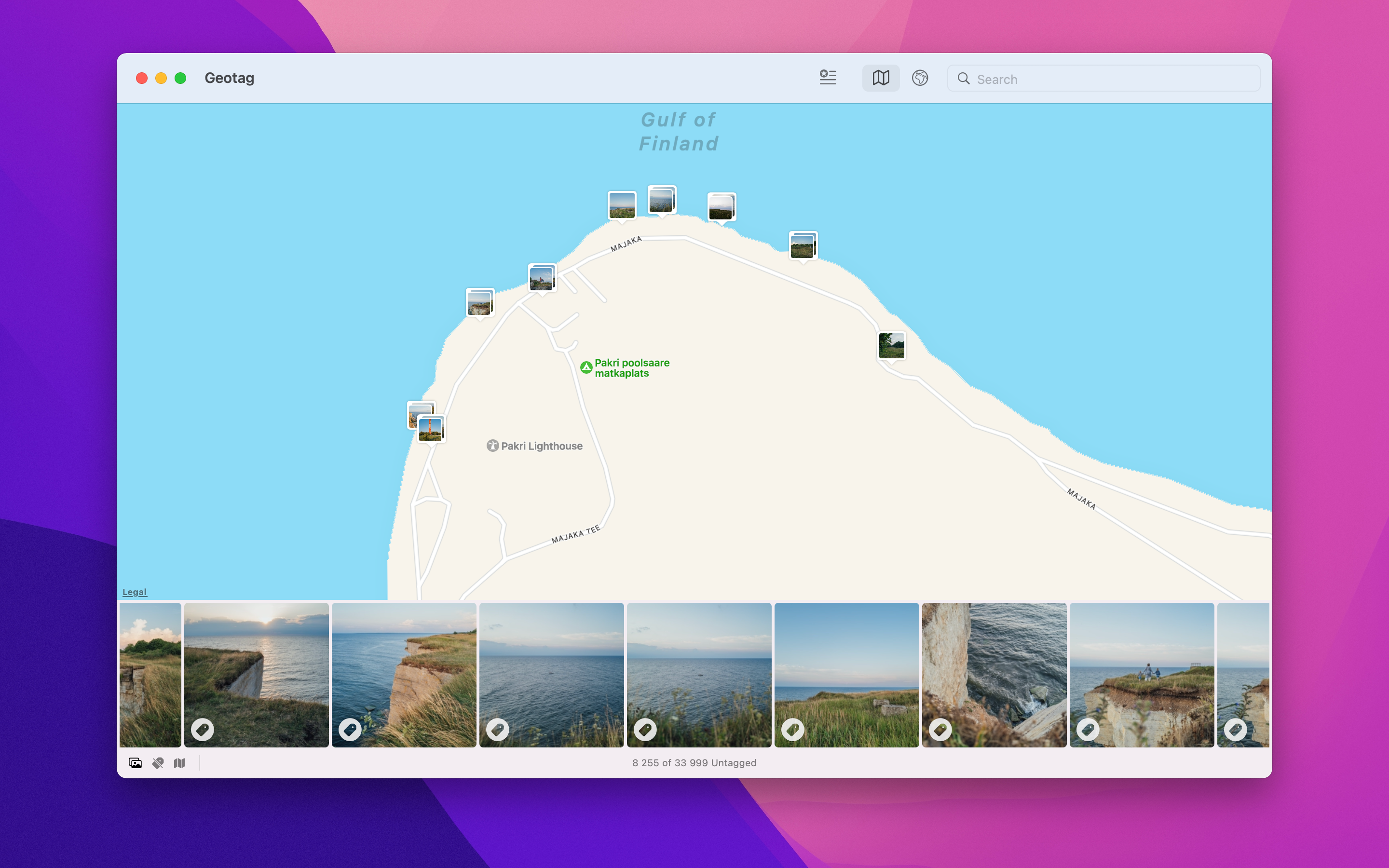 Geotag gallery image