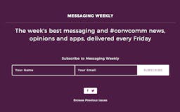 Messaging Weekly media 1