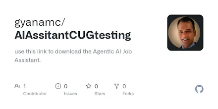 Agentic AI - Job Assistant gallery image