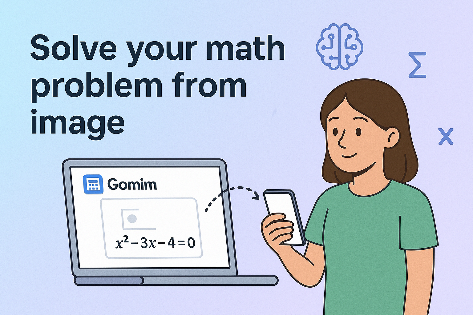 Gomim Math AI - 逐步解決複雜的數學問題 - 由AI提供支持 media 4