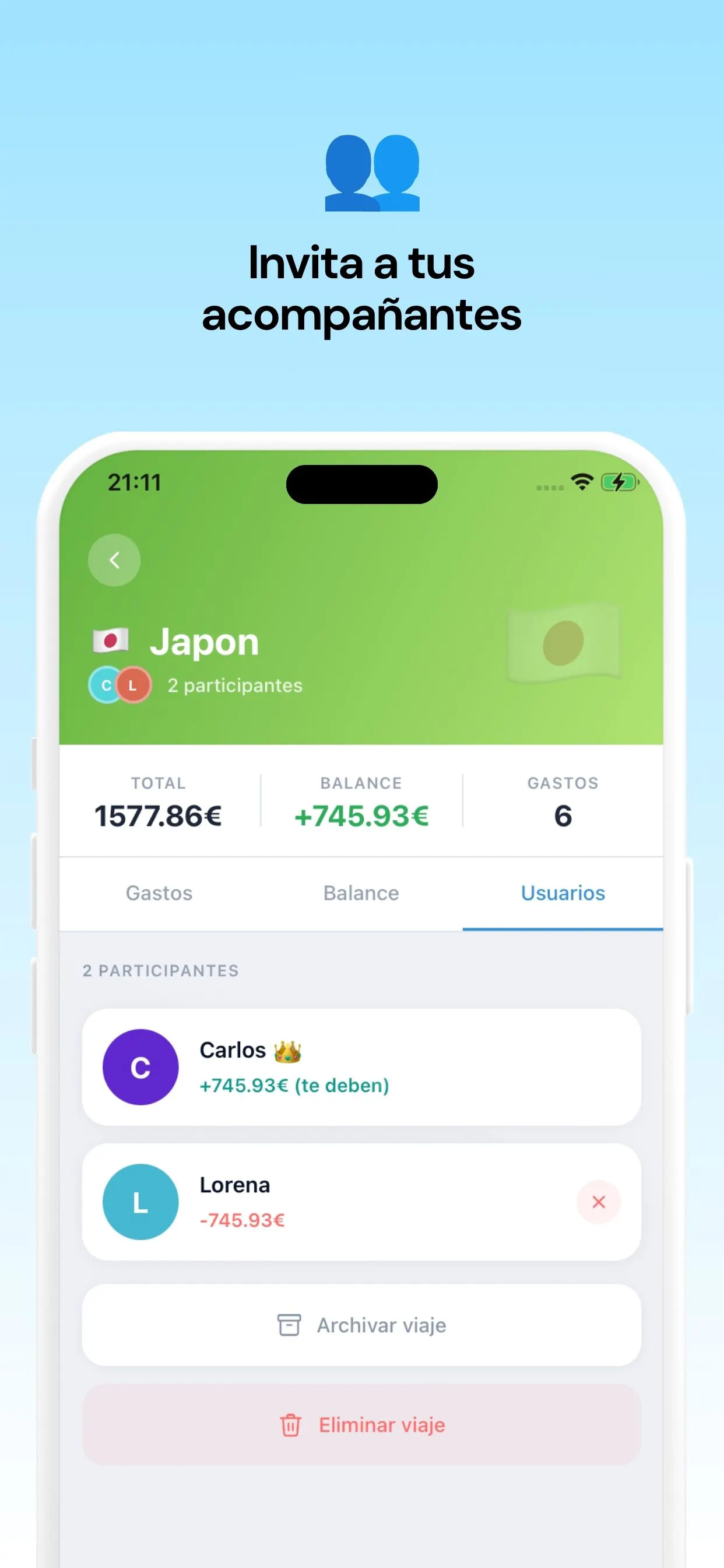 VayGo — La app de gastos para viajeros gallery image