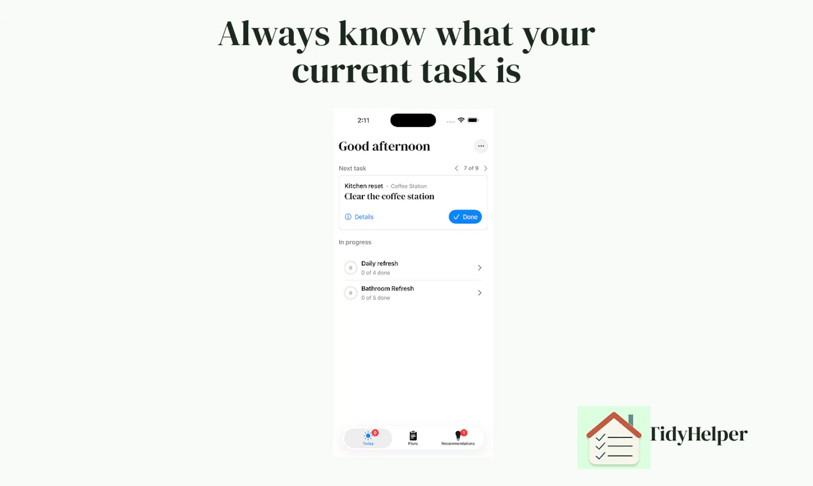 TidyHelper screenshot 2