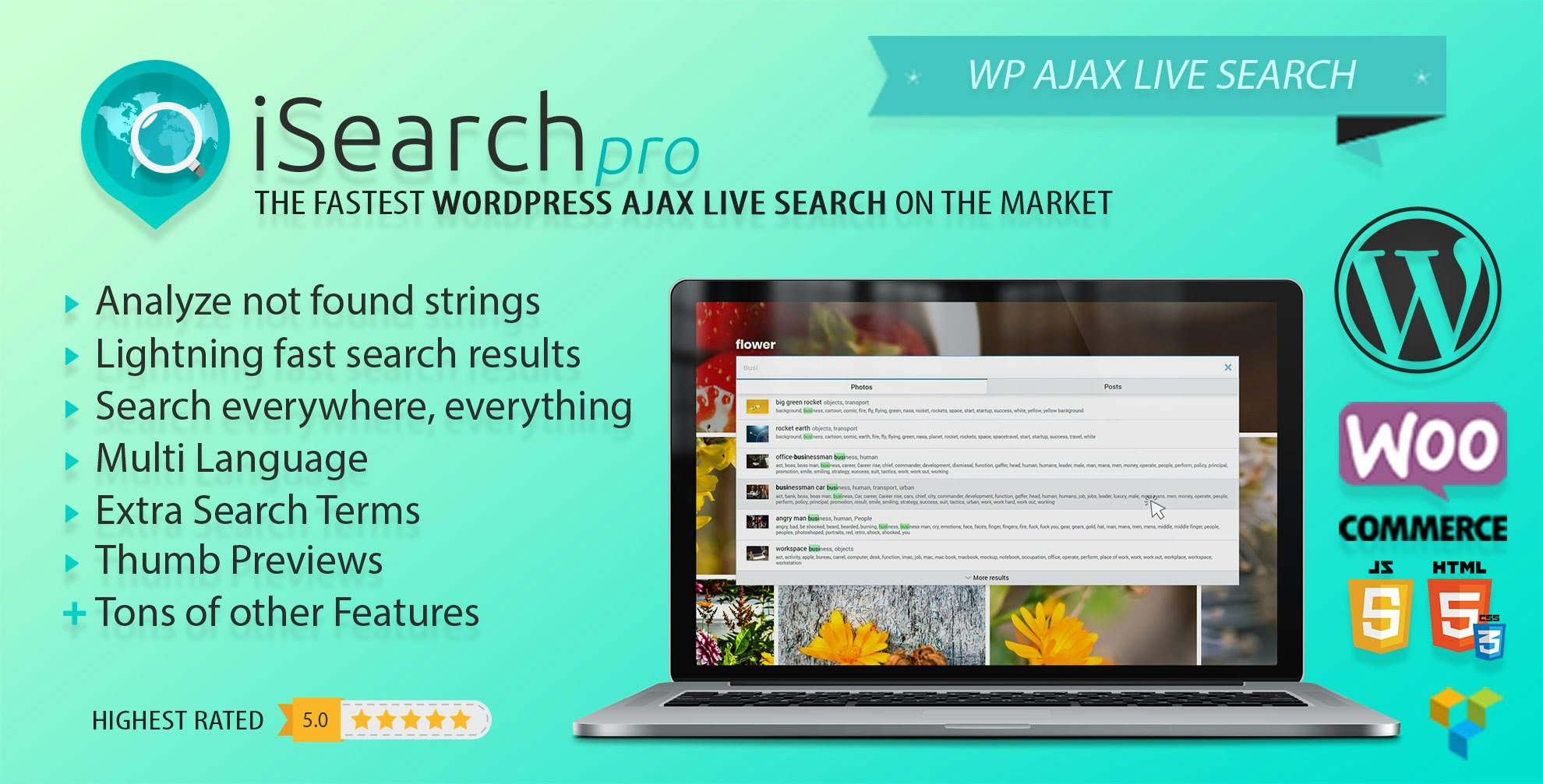 isearch pro for wordpress gallery image
