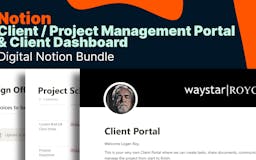 Project Portal & Client Dashboard media 1