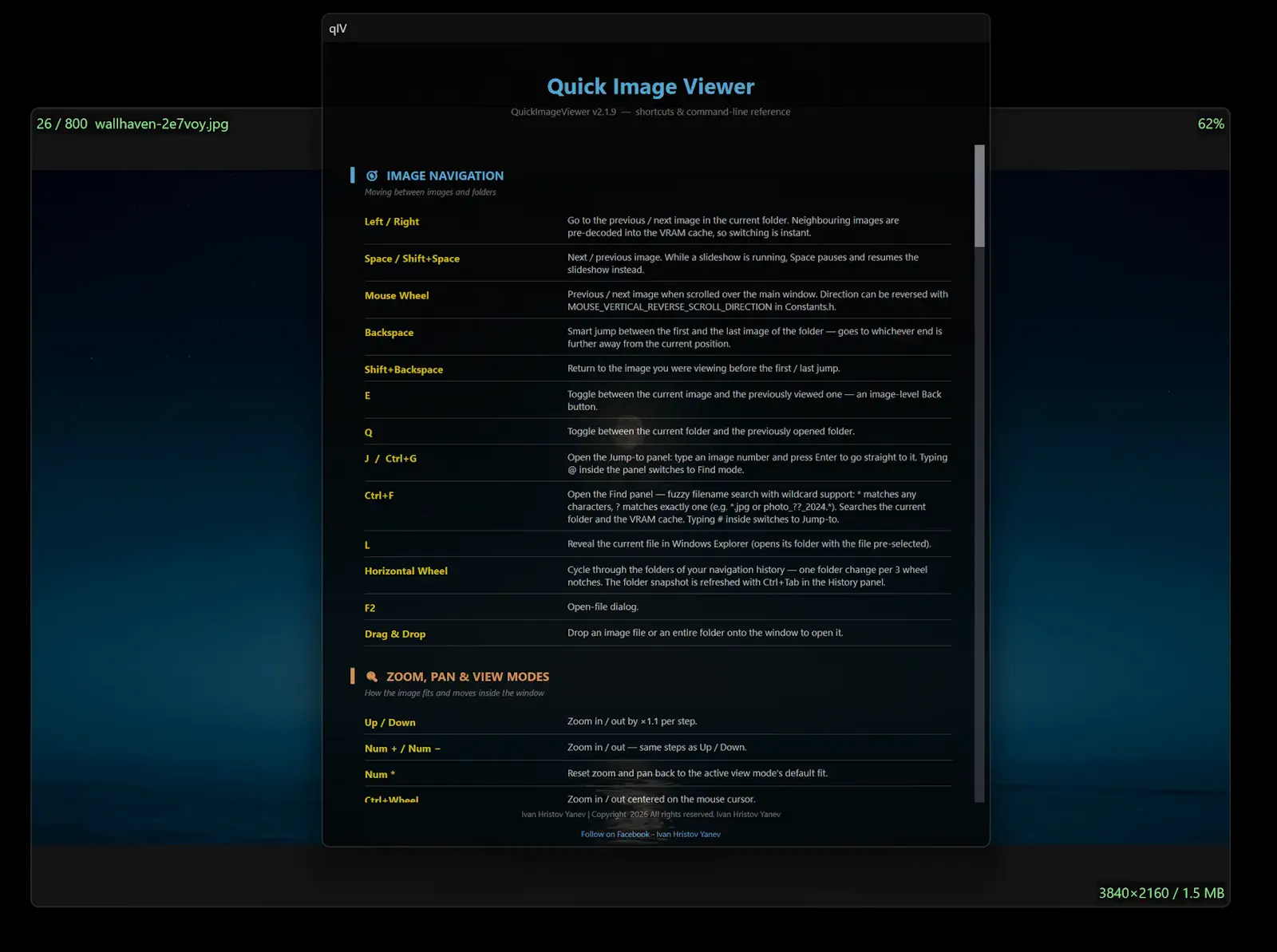 QuickImageViewer (qIV) screenshot 1