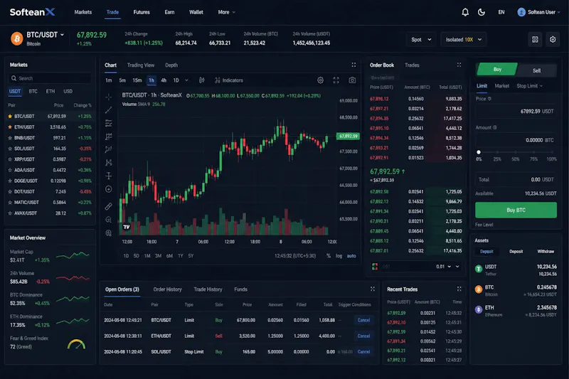Cryptocurrency Exchange Development screenshot 1