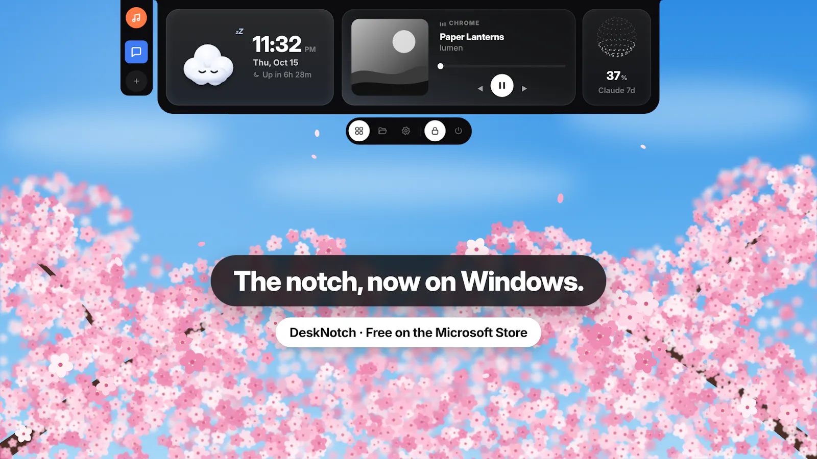 DeskNotch screenshot 1
