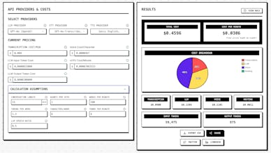 Voice Agent Pricing Calculator gallery image