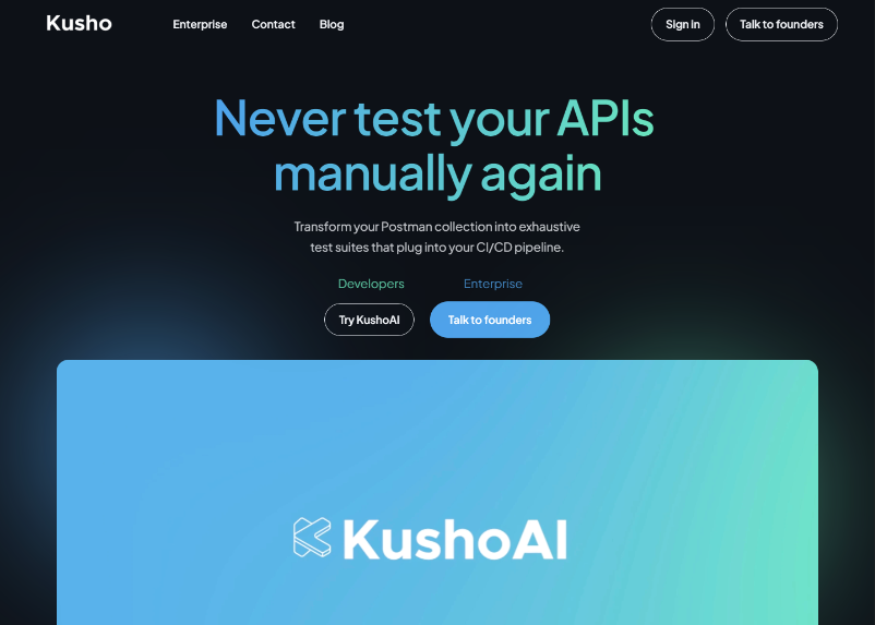 startuptile KushoAI-Test backend journeys in minutes with AI