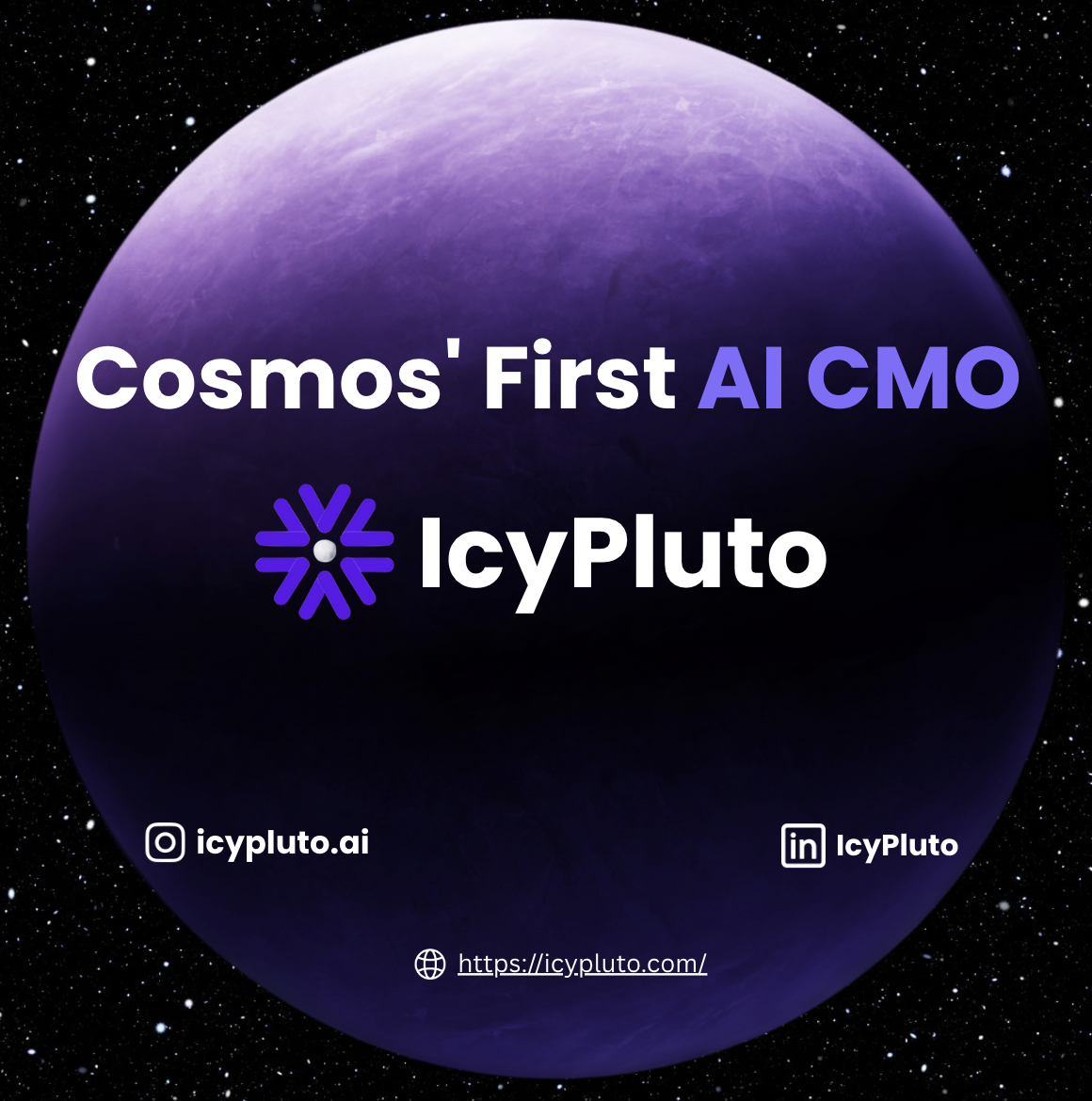 Média Icypluto - First AI CMO du Cosmos 1