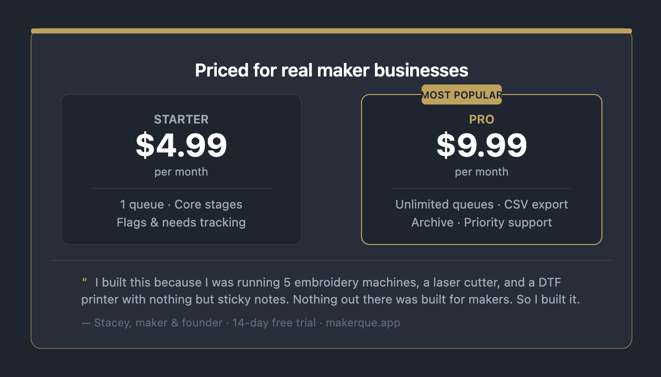 MakerQue gallery image