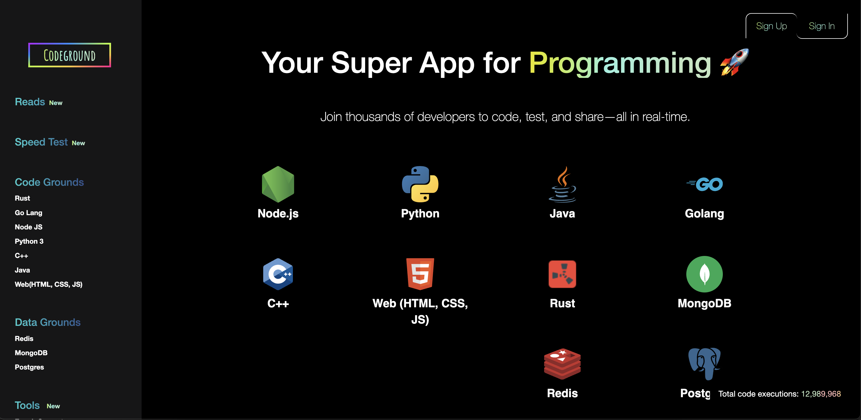 Codeground AI - Assistatore di codice AI - Codeground AI - All in One Developer Platform media 1