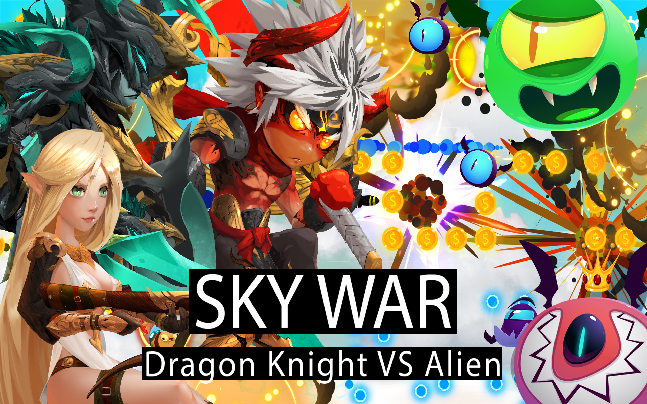 SkyWar : Dragonknight VS Alien gallery image