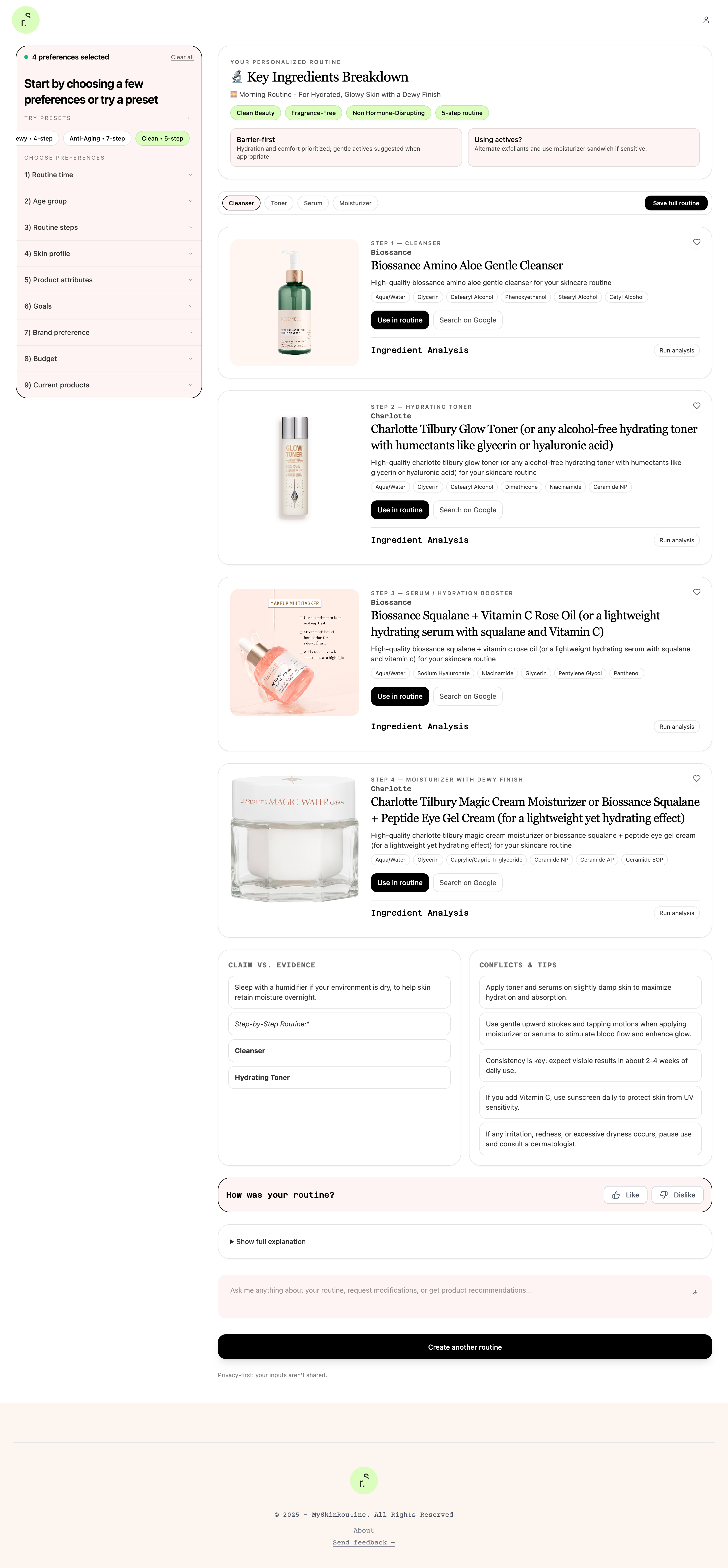 mySkinRoutine - Screenshot 4 preview