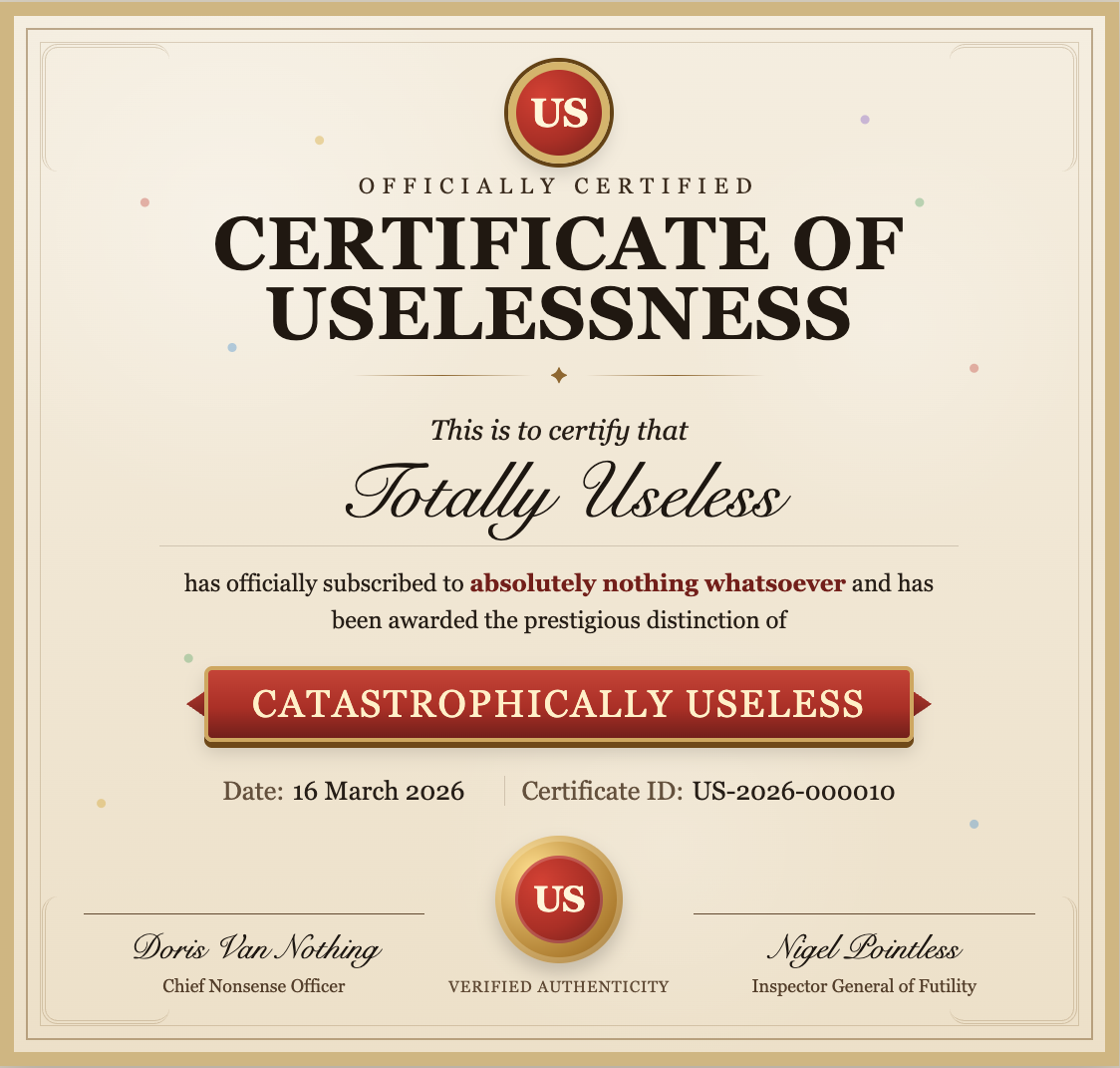 Useless Subscription gallery image