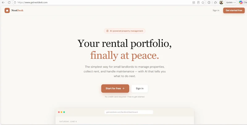 NestDesk screenshot 1