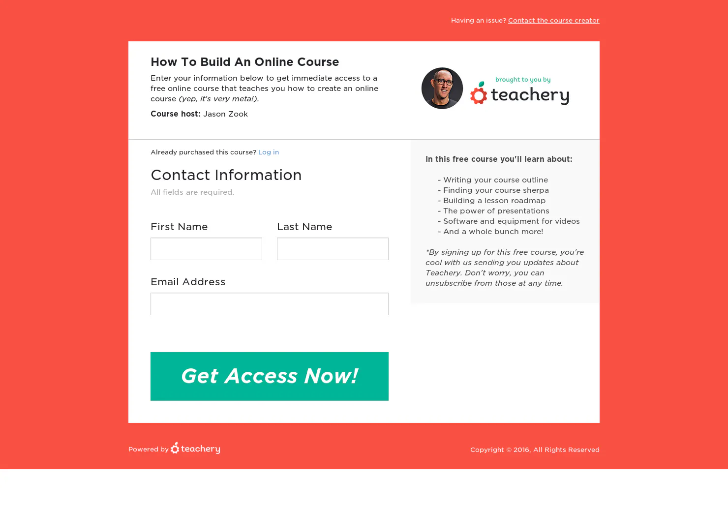 Build An Online Course