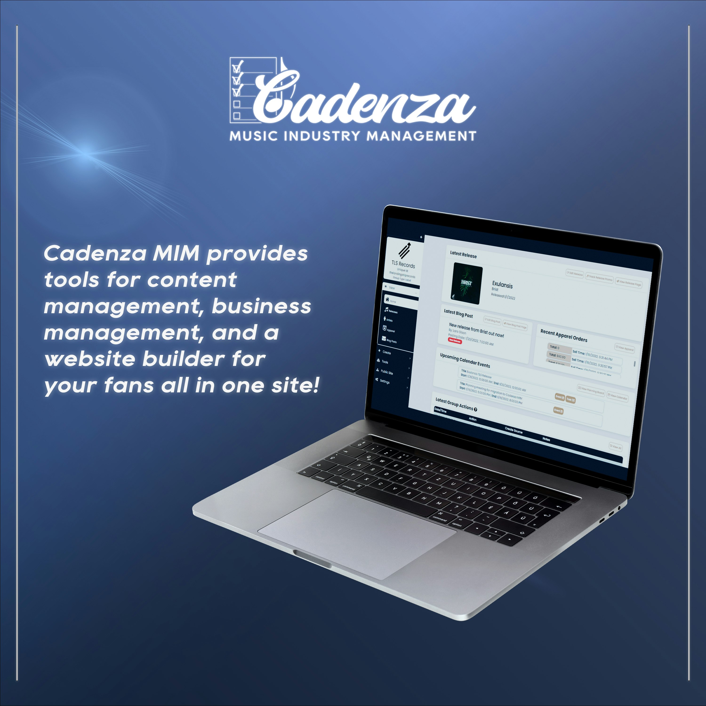 Cadenza Music Industry Management gallery image