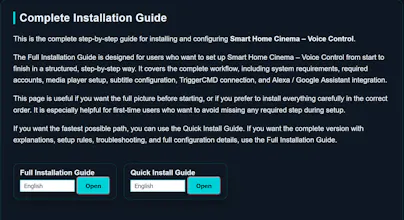 Smart Home Cinema - Voice Control gallery image