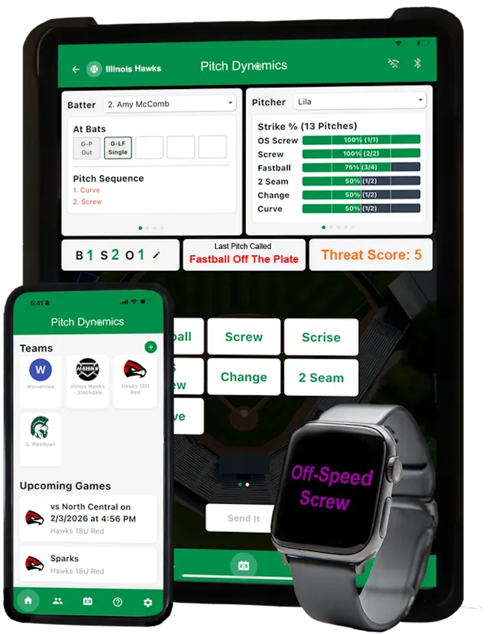 Pitch Dynamics Pitch Calling w Analytics screenshot 3