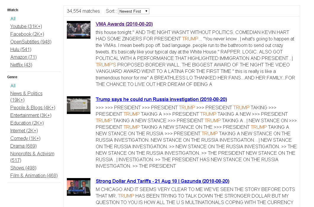 Caption Seek video search engine for the deaf gallery image