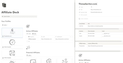 Minimal Affiliate Deck gallery image