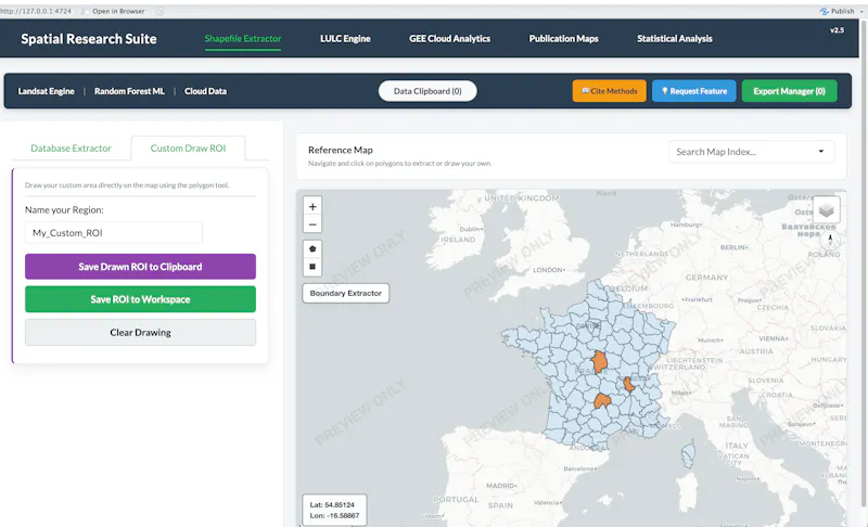 Spatial Research Suite screenshot 2