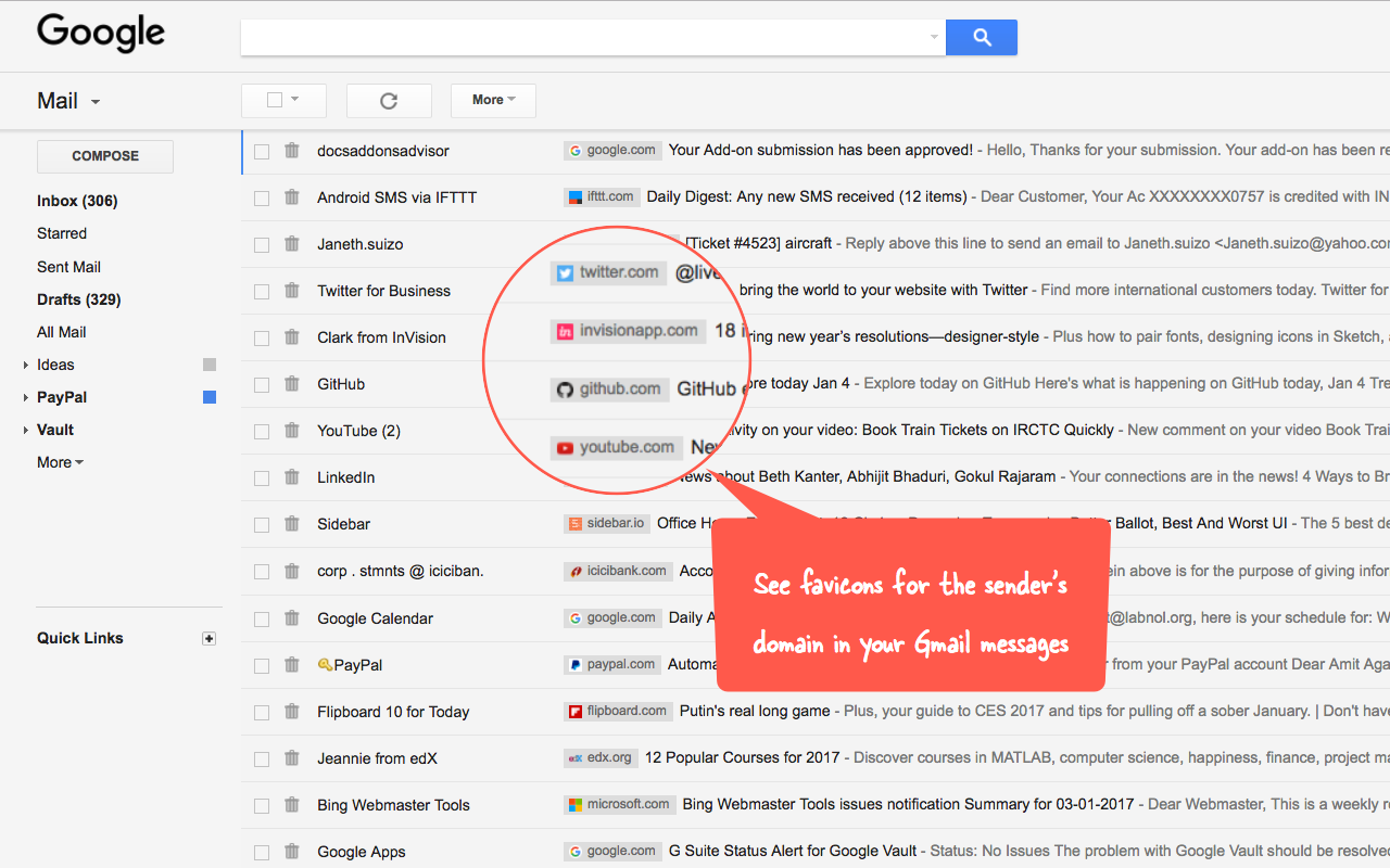 Gmail Sender Icons gallery image