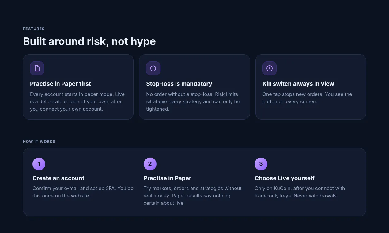 Nova Trading App gallery image