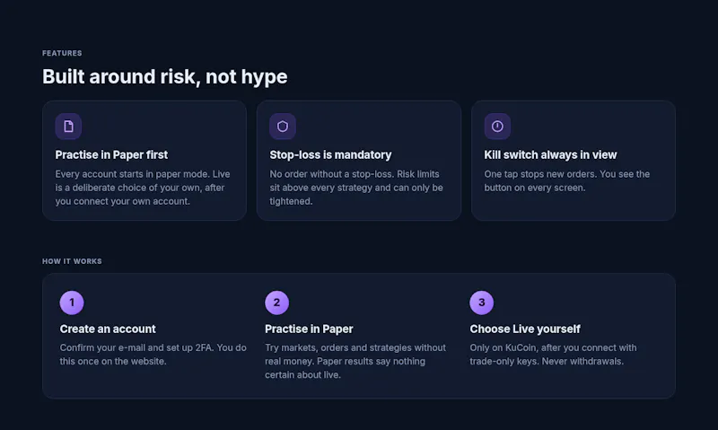 Nova Trading App screenshot 2