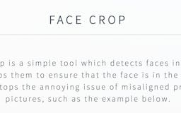 Face Crop media 1