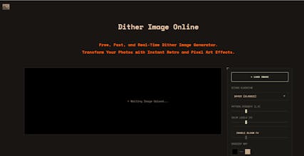 Free Online Dither Tone Tool gallery image