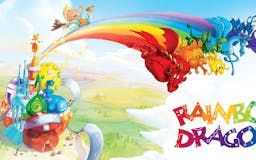 Book for Kids: The Rainbow Dragons and Little Sleepy media 2