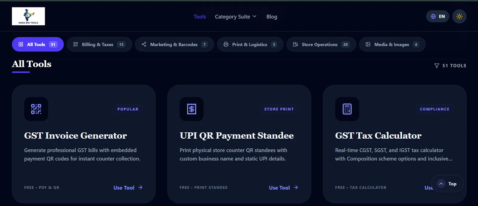 India Biz Tools screenshot 2