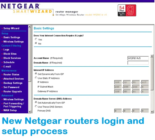 Netgear routers login