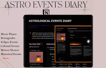 ASTROLOGICAL EVENT DIARY gallery image
