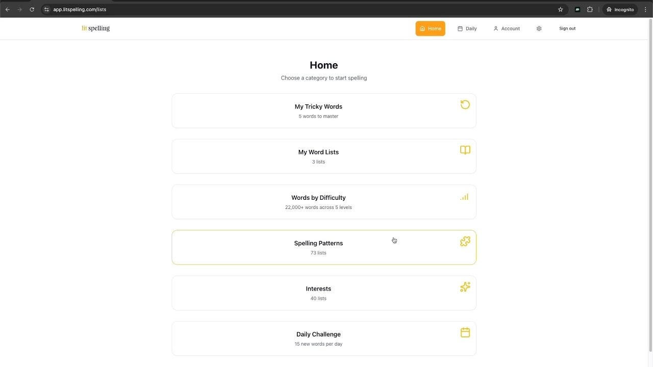 Lit Spelling gallery image