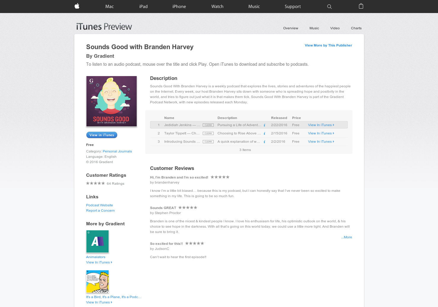 Sounds Good with Branden Harvey - Episode 3 gallery image