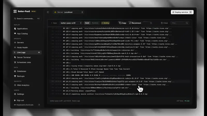 better-paas v1.8.4 screenshot 1 (video preview)