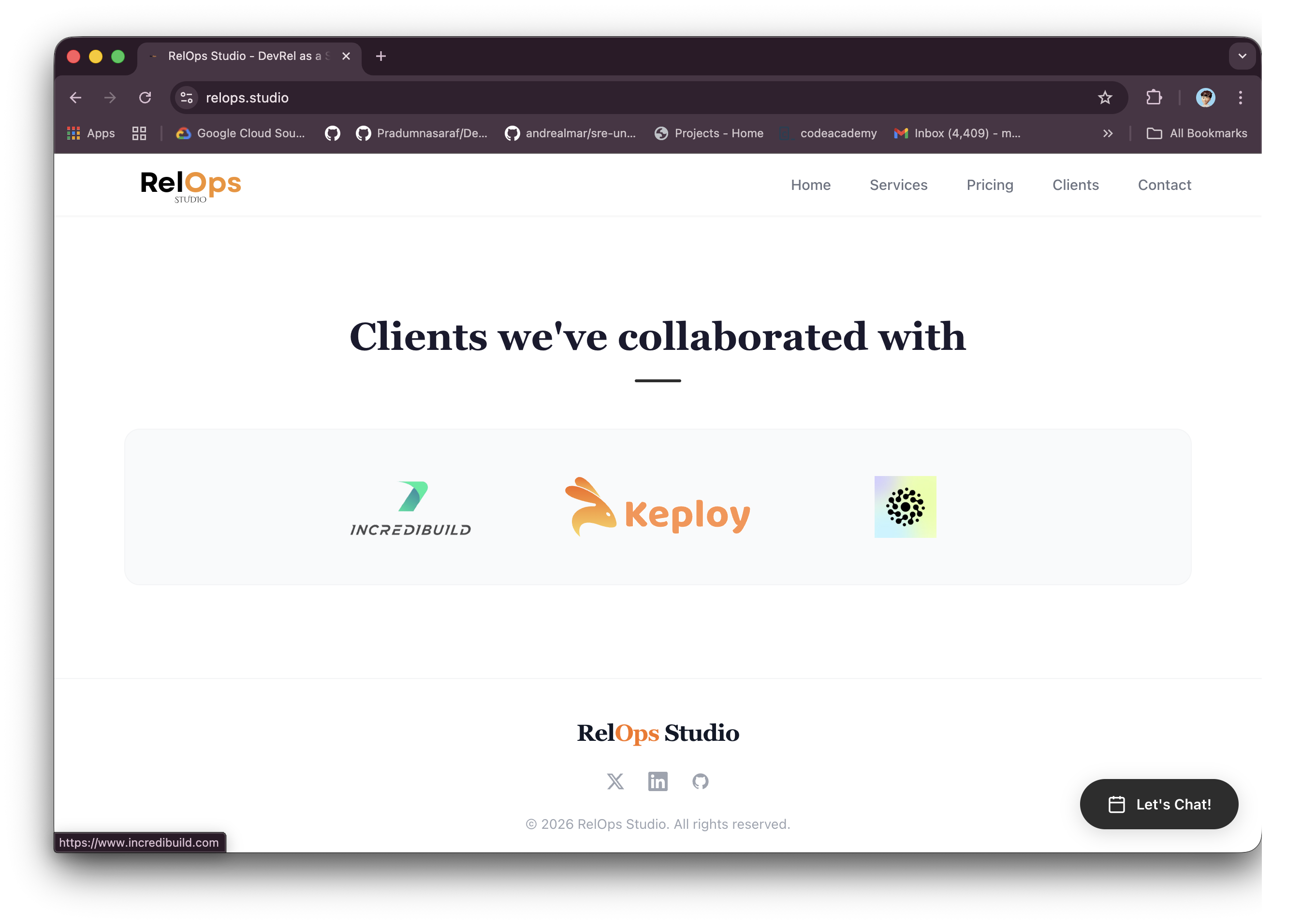 RelOps Studio - Screenshot 2 showing product features and functionality