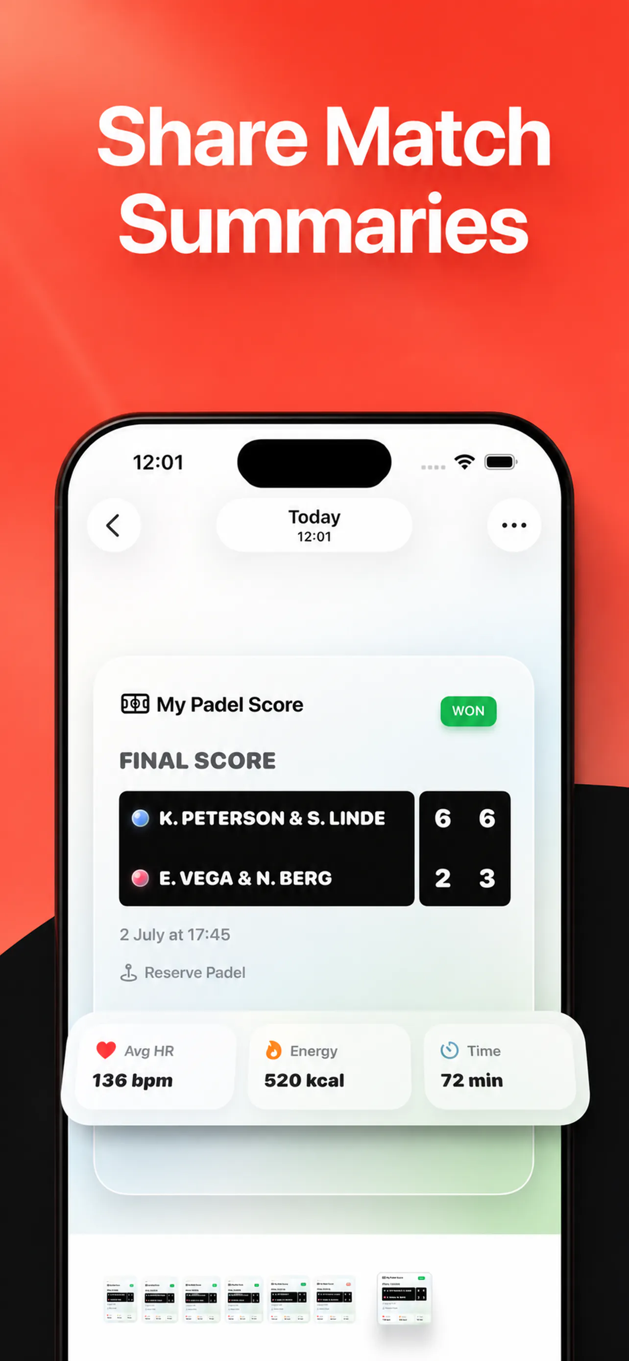 My Padel Score gallery image
