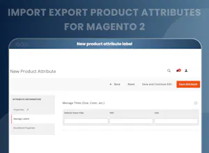 Import Export Product Attributes gallery image