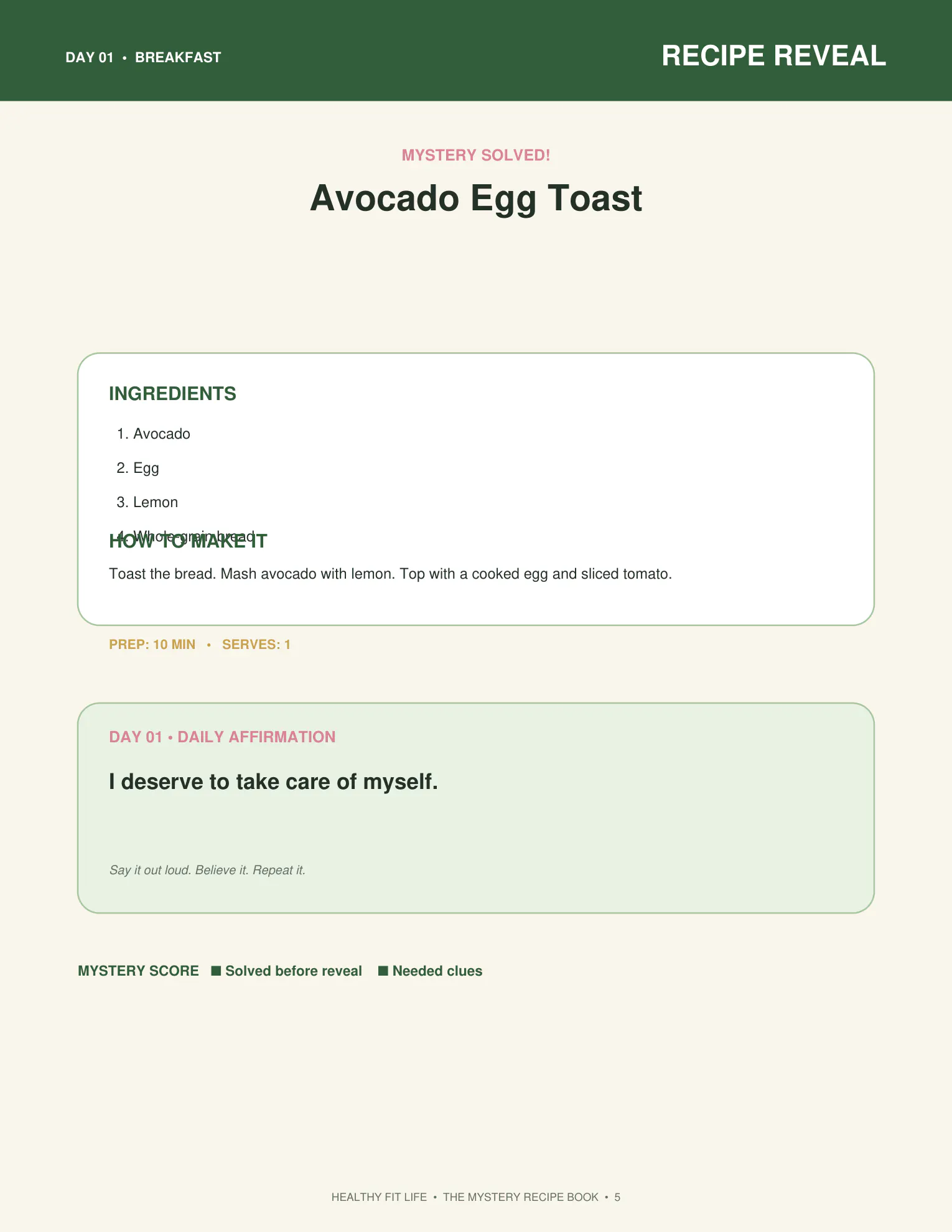 The Mystery Recipe Book gallery image