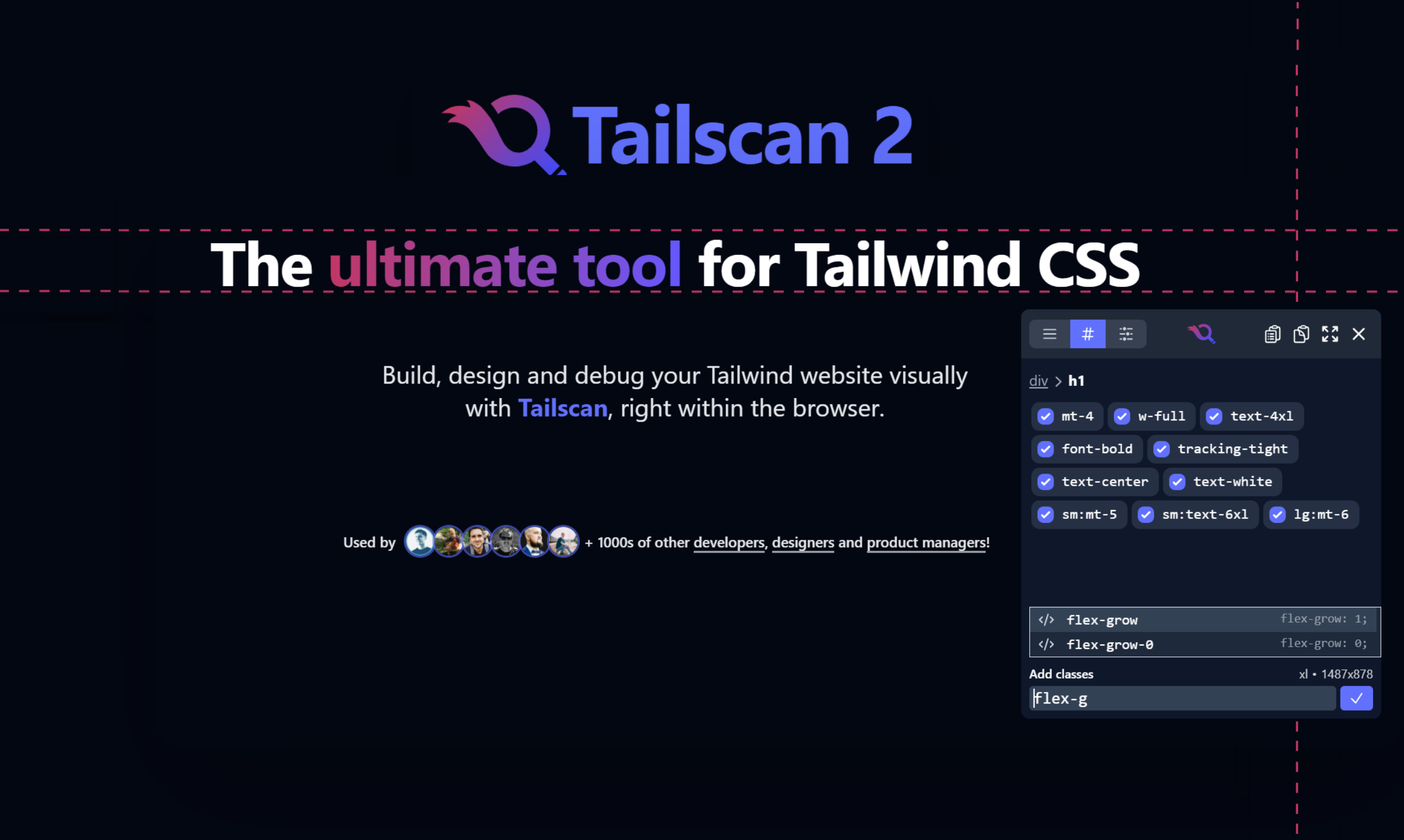 startuptile Tailscan 2-The ultimate browser tool for Tailwind CSS