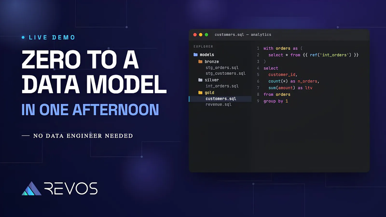 RevOS Data Engineering Agent screenshot 1 (video preview)