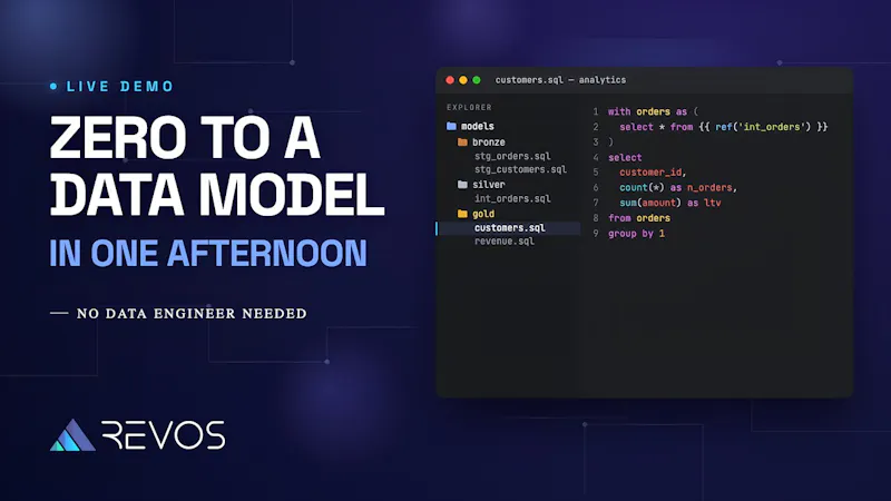 RevOS Data Engineering Agent screenshot 1 (video preview)