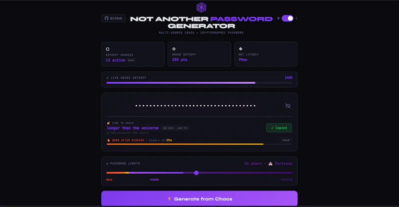 Not Another Password Generator screenshot 3